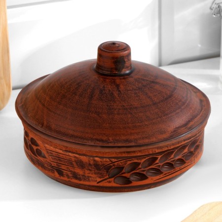Frying with a lid "Kolos", 0.65 l. 9.5 x 15 x 15 cm