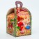 New Year. Gift box New Year's cube maxi "Children's Happiness" 15 x 15 x 19 cm.