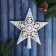Tips "Star" flickering pattern, 18x20 cm, white