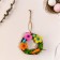 Wreath Suspension on Easter with flowers, 12 cm