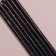 Set of candles in the cake, 6 pieces "Shine", black with gold, 17 cm