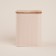 Bank for coffee "San Lorenzo", 10 × 13 cm, pink color, with a bamboo lid