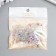 Beads for creativity plastic "English color letters" Transparent set 20 grams 0.6x1x1 cm