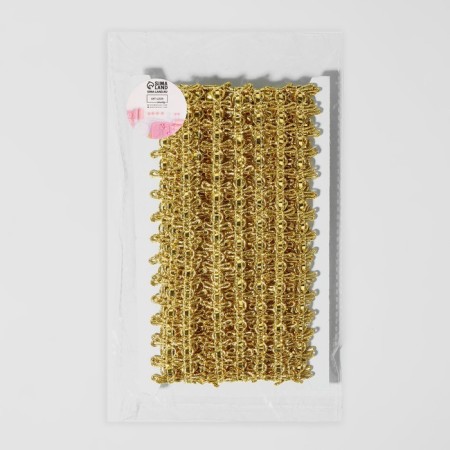 Decorative braid, 18 mm, 10 ± 1 m, gold color-2