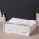 Organizer for storage, 9 sections, 26 × 16.5 × 10 cm, white color