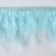 Braid with feathers of a rooster, 10-15 cm, 5 ± 0.5 m, mint color