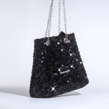 Bag-clate on the magnet, black color