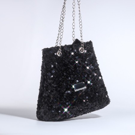 Bag-clate on the magnet, black color