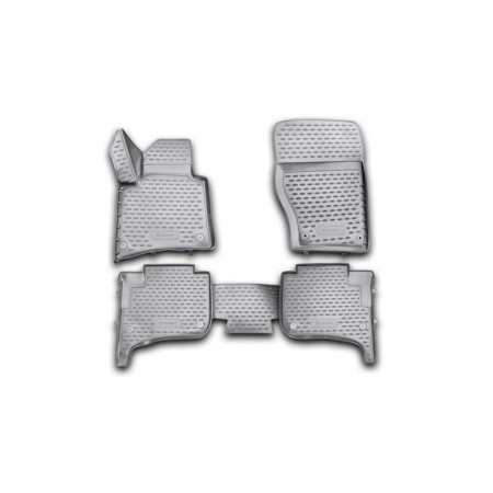 3D mats in the VW Touareg salon 2010-2015, 2015-2016, 4 pcs. (polyurethane)