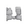 3D mats in the VW Touareg salon 2010-2015, 2015-2016, 4 pcs. (polyurethane)