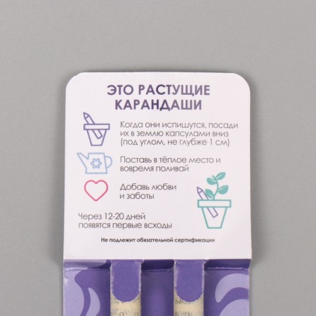 Growing gift pencils Mini "Mint and Lavada" set 2 pcs-2