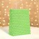 Crafts, green in white peas, 33 x 26 x 12 cm