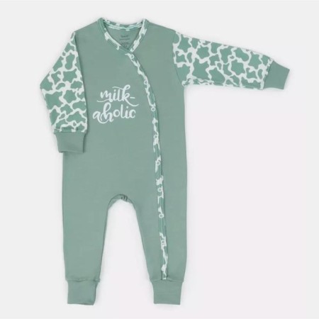 Details for children with open legs Rant Milk-Aholic, height 80 cm, green color-1