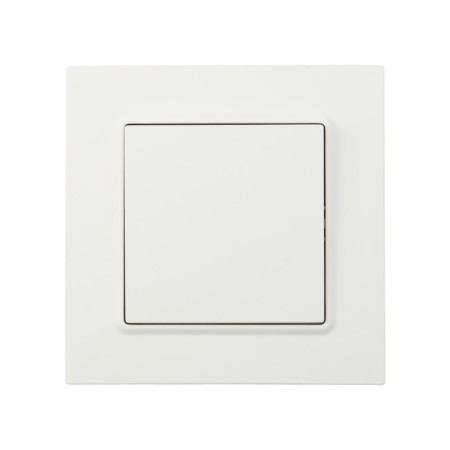 Tot Elegant switch, 10 a, 1 cl., Hidden, white-2