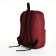 Youth backpack with lightning, external pocket, burgundy color