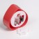 Nightmare "Candle Heart" LED 0.5W from 3XAG10 batteries red 5x5x4 cm Risalux