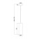 Suspension lamp Maytoni P011PL-01C, E14, 1x40 W, 80x80x1780 mm, copper