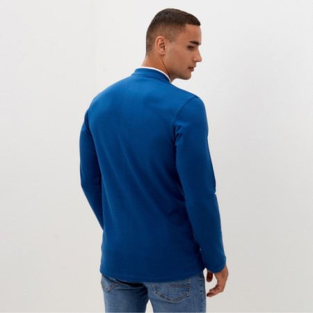 T -shirt with DL. Sleeve male minaku Blue color, rr 54-4