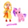 Baby doll "Anechka" with ponies and accessories, mix