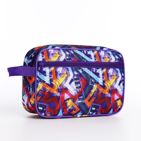 Lightning cosmetic bag, lilac color