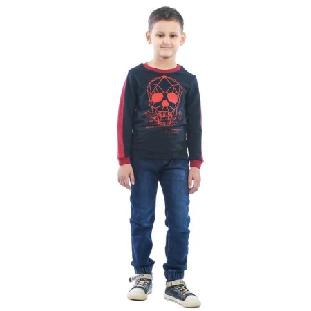 Svitshot Children's "Skull", height 98 cm, dark blue color