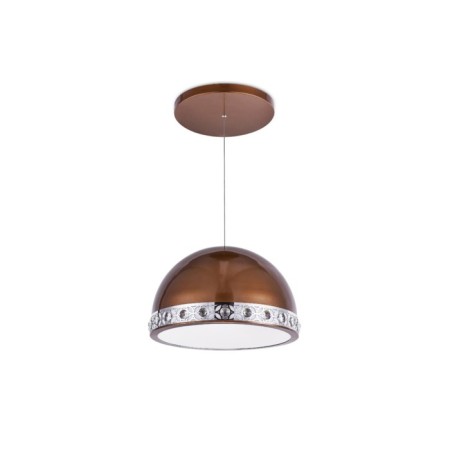 LED LED SUSCOUSE OF AMBRELLA LIGHT, ICE, FA9497, LED, 36 W, 2700LUM, 4200K, Coffee color, Chrome-1