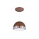 LED LED SUSCOUSE OF AMBRELLA LIGHT, ICE, FA9497, LED, 36 W, 2700LUM, 4200K, Coffee color, Chrome