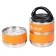 Airline thermos, lunch box for food with a handle, stainless steel 304, 3 containers, 2.1 l