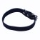 Collar of a single-layer leather, 54 x 2.5 cm, Osh 35-45 cm, blue