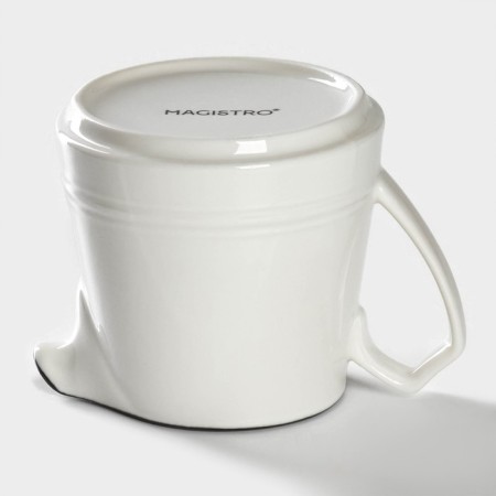Porcelain "Sea breeze", 250 ml, white color-4