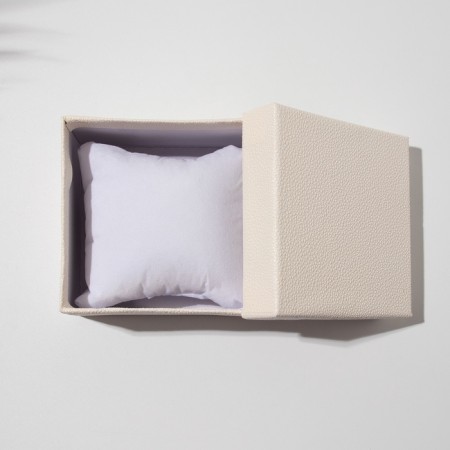 Gift box for the watch "Funding", 9 × 9, white color-2