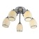 Ceiling lamp 5x60W E27, size 58x58x26 cm
