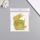 Stick paper, Tiara plastic holography gold set 12 pcs 3 sizes