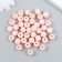 Beads Plastic "Knowry Cream" Gloss Set 25 grams d = 1 cm