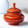 Sugar "Ornament" 0.35l / 11x11cm, orange strip