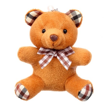 Soft Irushka "Bear in a Blueberry", on a key fob, color mix-1