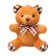 Soft Irushka "Bear in a Blueberry", on a key fob, color mix