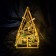 LED figure "Christmas tree", 22 × 40 × 12 cm, 6 watts, AAX3 batteries (not in the kit)