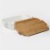 Board of heat -resistant ceramics Bellatenero, 31 × 19 × 7.5 cm, white color