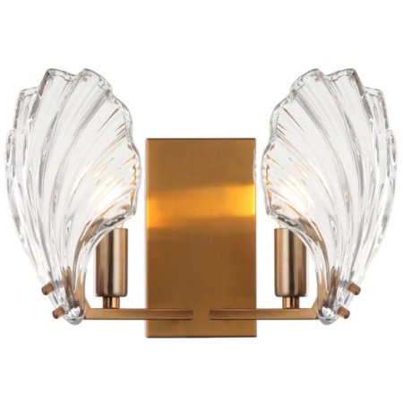 Bra Muschel 2X14 40W, size 32.5x16.5x22 cm, bronze color-1