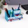 Organizer for the office "I love Russia" 3 departments, 18.5x10x10 cm
