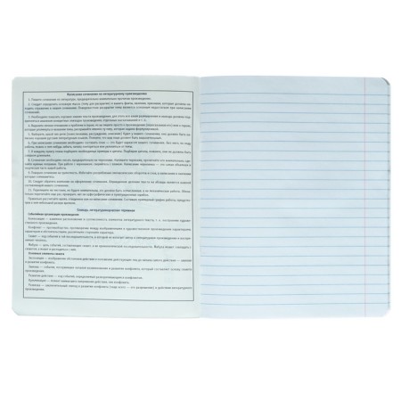 A notebook “Bright details”, 48 sheets in a cage “for essays”, cover coated cardboard, selective twin-lak, UV-lak, block offset-2