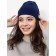 Female hat, blue color, size 58
