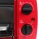 Mini-fucked Sakura SA-7018R, 1000 watts, 10 l, 100-250 ° C, timer, red