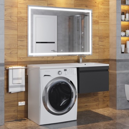 Tumbling for the washing machine Uperwood Magenta, 50 cm, suspended, black, drawer-5