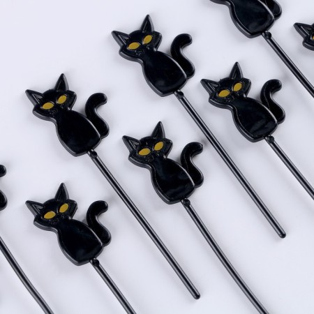 Skewers "cat", in the set 12 pcs., Black color