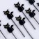 Skewers "cat", in the set 12 pcs., Black color