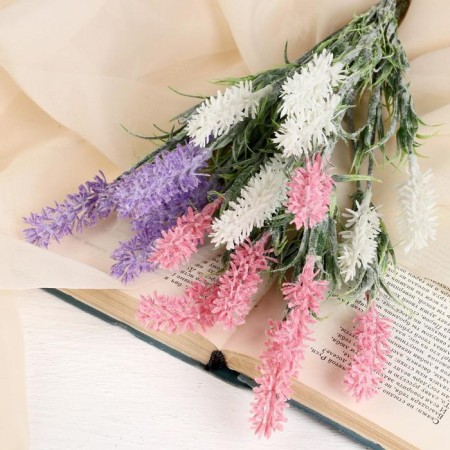 Bouquet "Cyprus" with spraying, 26 cm, mix-2