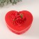 Musical mechanical "Tender roses" Red Casket 12x13.5x10.5 cm