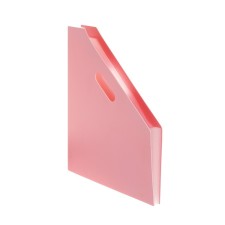 A4 vertical tray for A4, plastic, 12 departments, pink pastel